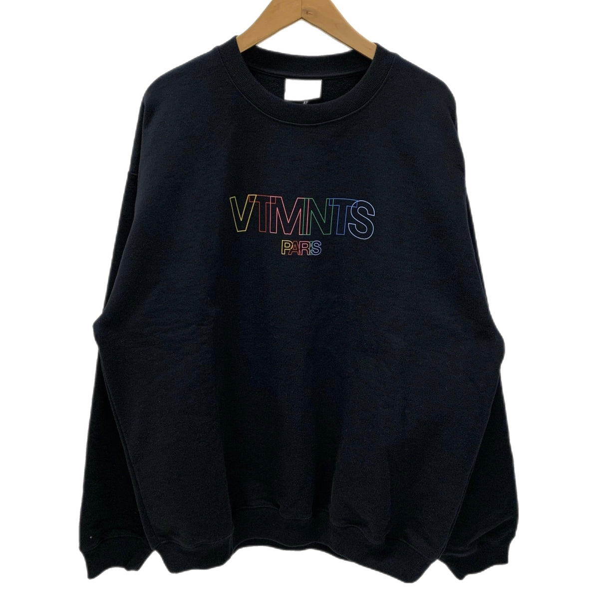 ヴェトモン VETEMENTS Outline Logo Crewneck VL18CW200B スウェット