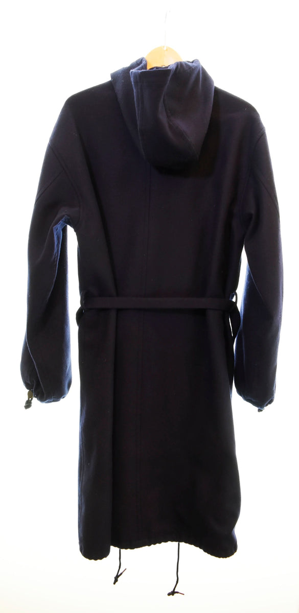 オーラリー AURALEE 17AW モッズコート ネイビー 3 ジャケット