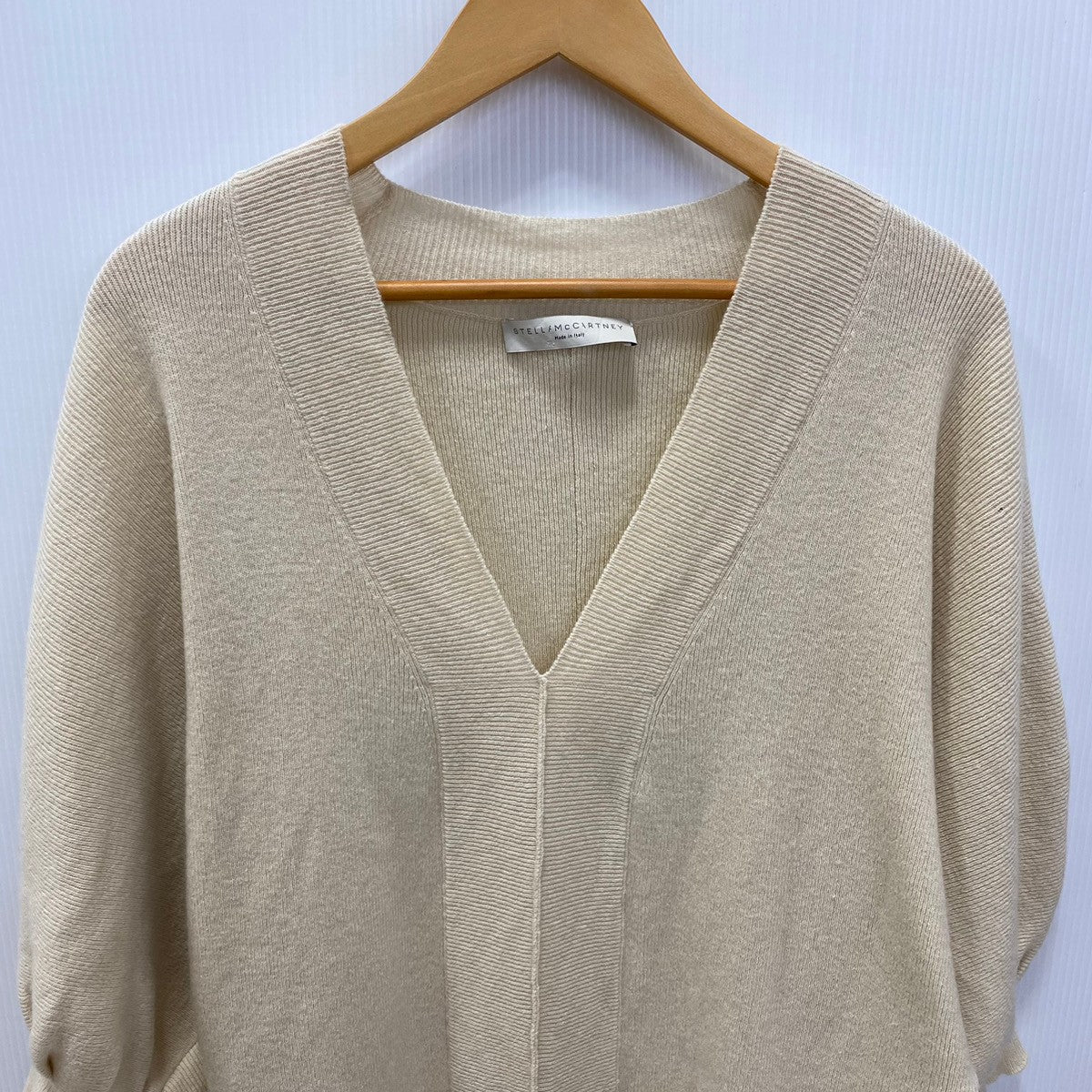 ステラマッカートニー stella mccartney Vネック ニットワンピース 
