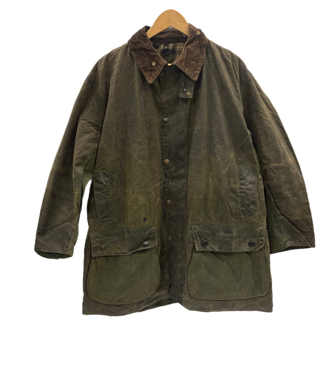 90s イギリス製 Barbour バブアー オイルドジャケット ボーダー M バブアー Barbour 90's 90年代 3ワラント BORDER ボーダー ワックス