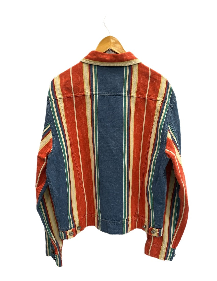 ラルフローレン RalphLauren リネン混 ストライプ ジャケット 三角タグ