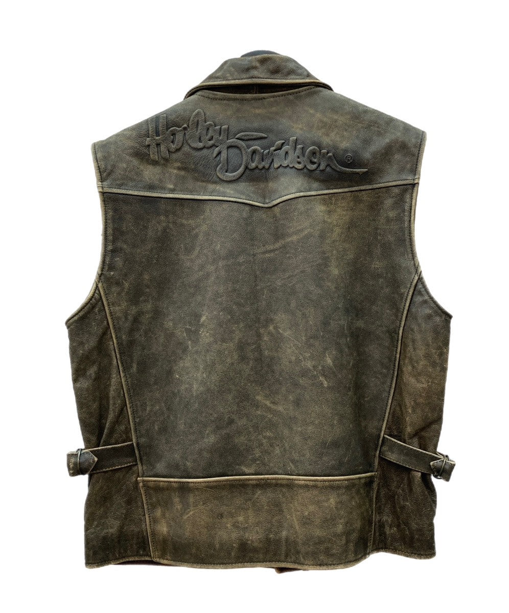 ハーレーダビッドソン HARLEY DAVIDSON ライダースベスト レザーベスト