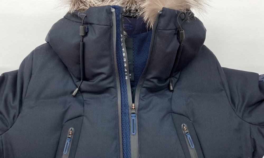 デサント DESCENTE SHIPS 別注 オルテライン フォックス ファー ダウン 