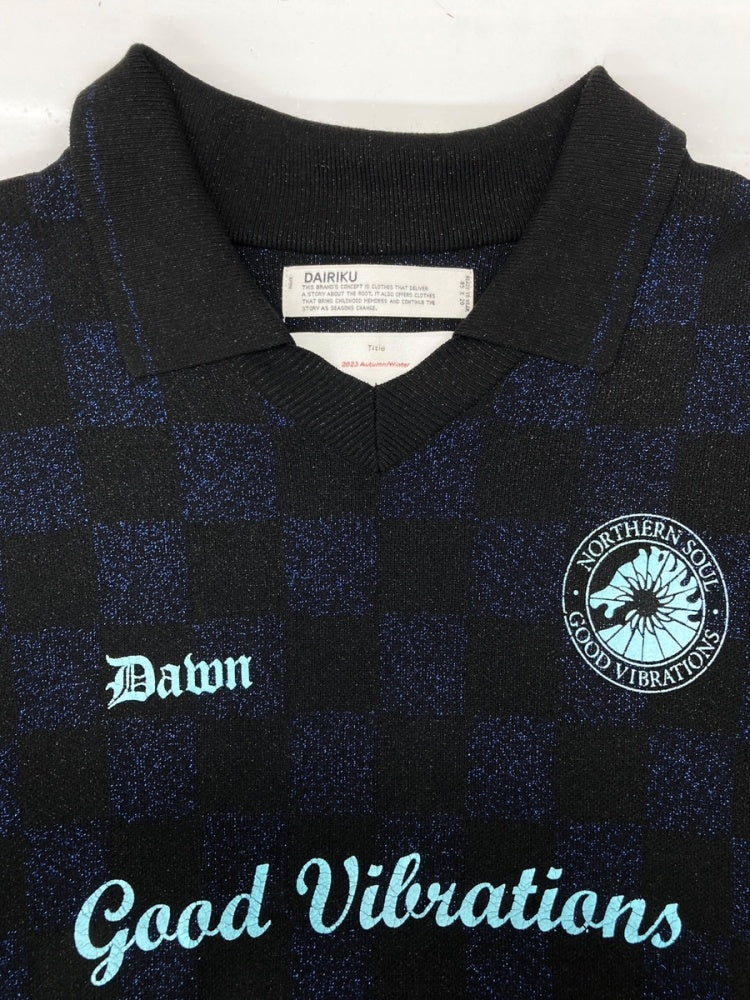 ダイリク DAIRIKU 23AW Lame Soccer Uniform Knit Pullover ラメ