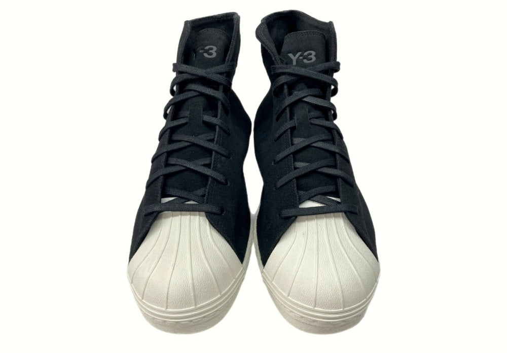 Y-3 ワイスリー adidas アディダス 編み込み レザー スニーカー adidas Y-3 GR 1P HI GTX アディダス ワイスリー ブラック 黒 メンズ