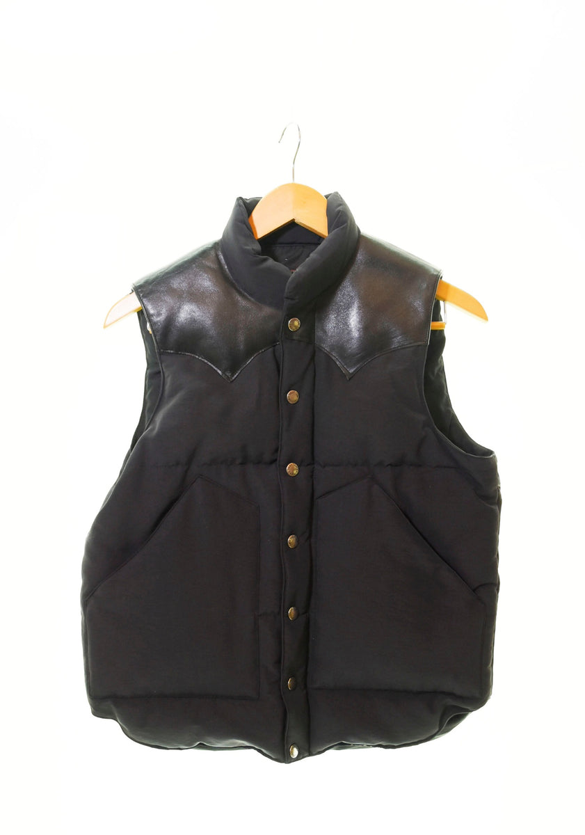 シュガーケーン SUGAR CANE down vest ダウンベスト 黒 SC11159 ベスト 