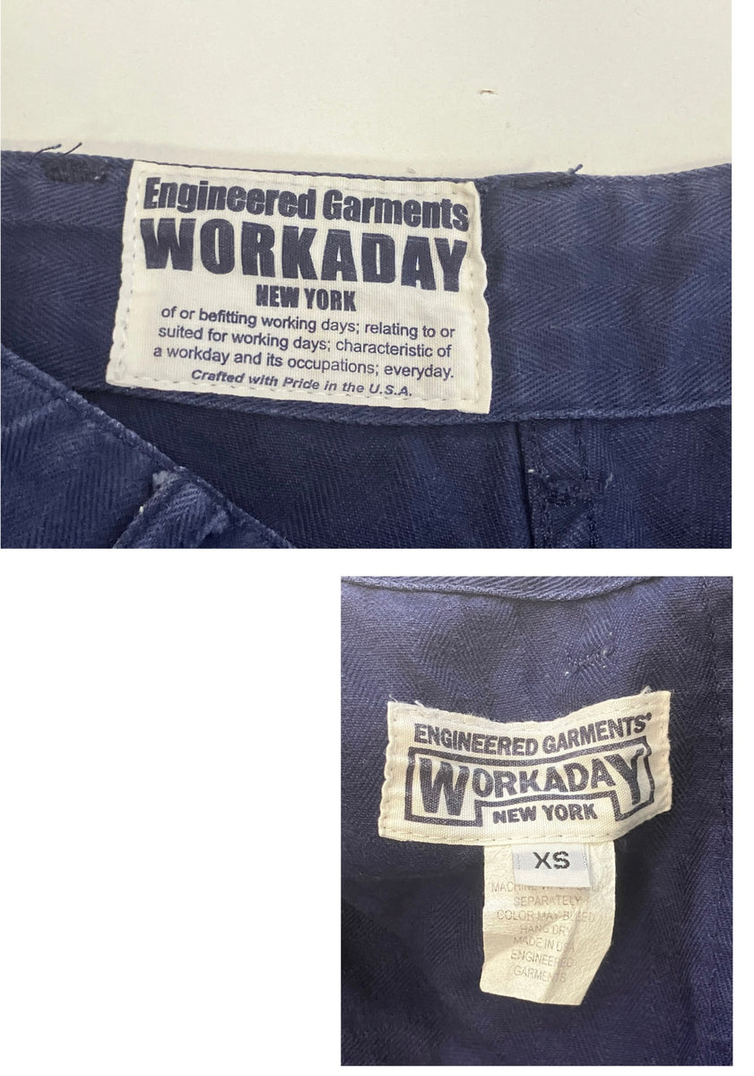 エンジニアガーメンツ ENGINEERED GARMENTS WORKADAY ベイカー