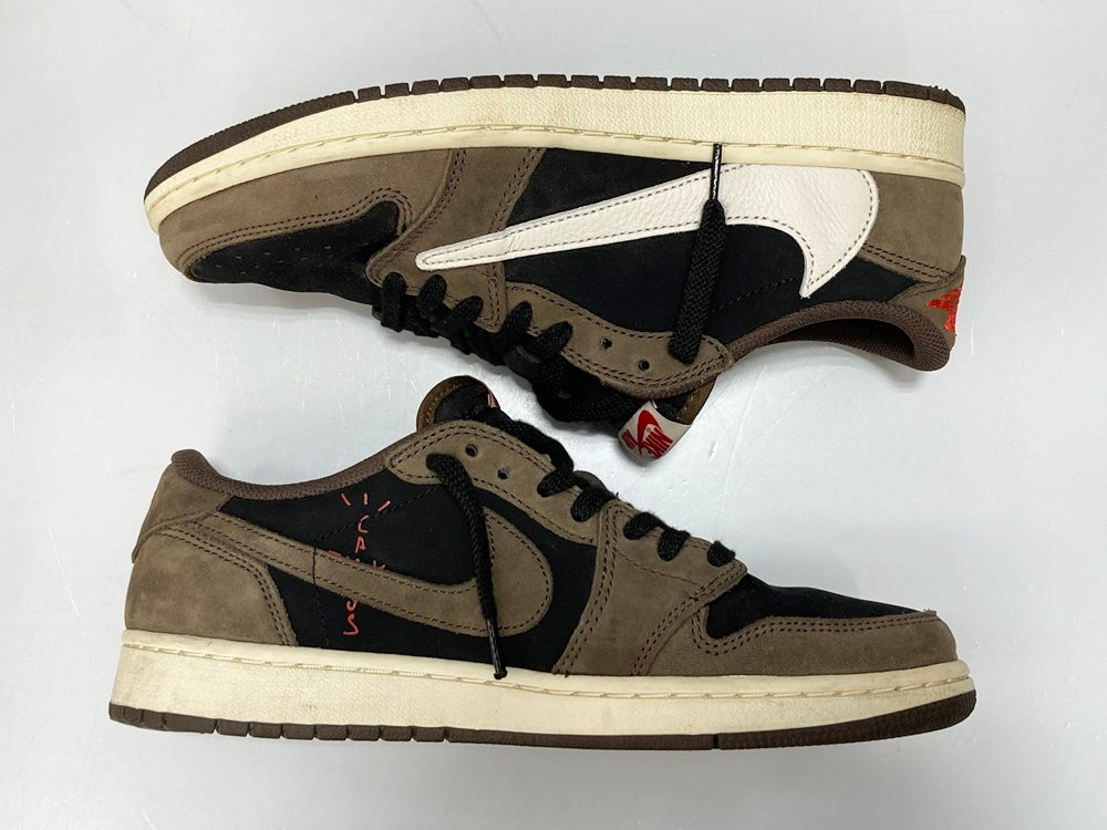 ジョーダン JORDAN NIKE AIR JORDAN 1 LOW OG SP-T TRAVIS SCOTT DARK-MOCHA ナイキ  エアジョーダン ワン ロー オリジナル スペシャル トラビス スコット CQ4277-001 メンズ靴 スニーカー ブラウン 26.5cm  101-shoes1568 | 古着通販のドンドンサガール