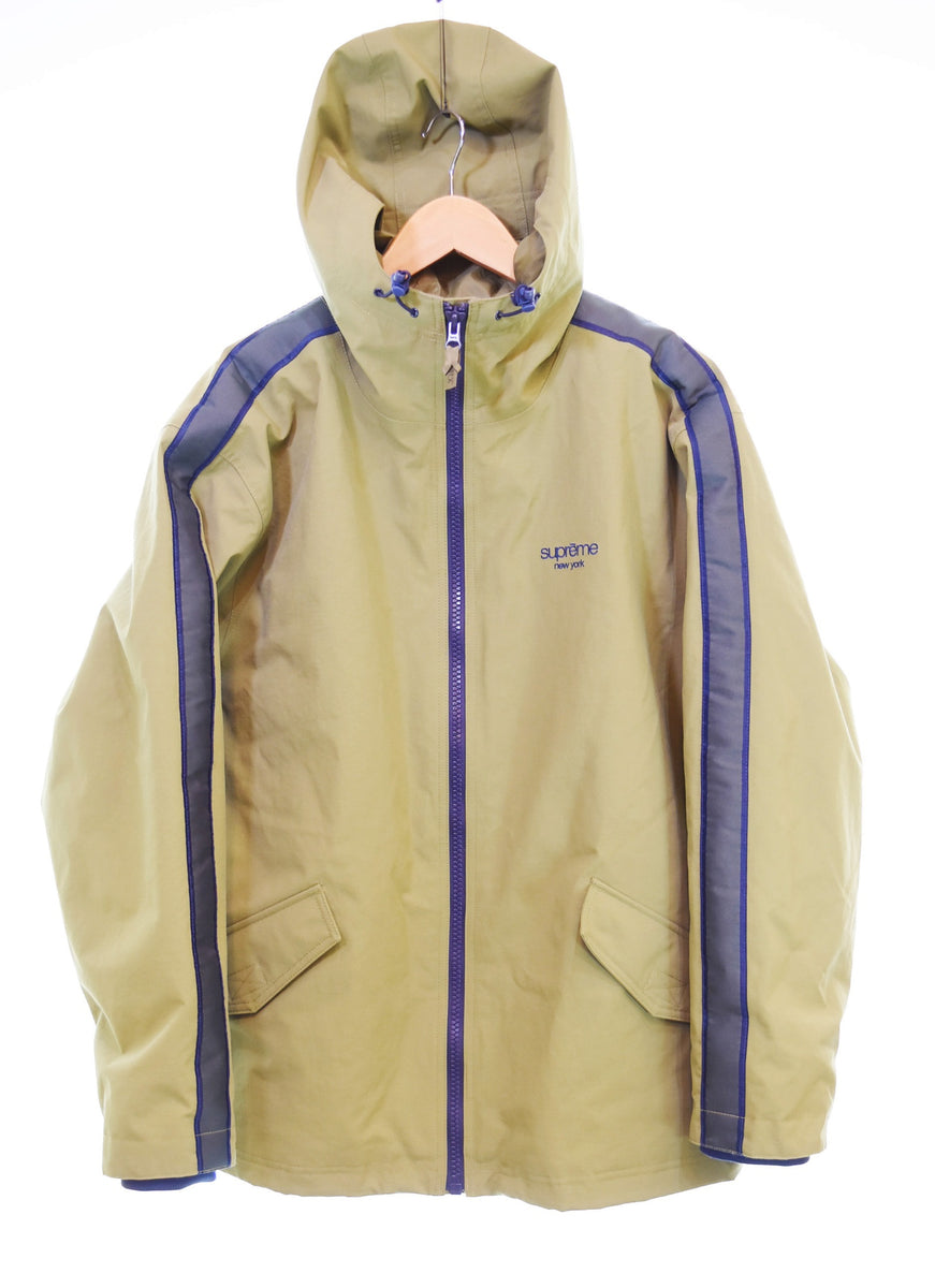 シュプリーム SUPREME 25SS GORE-TEX Stripe Hooded Jacket Olive