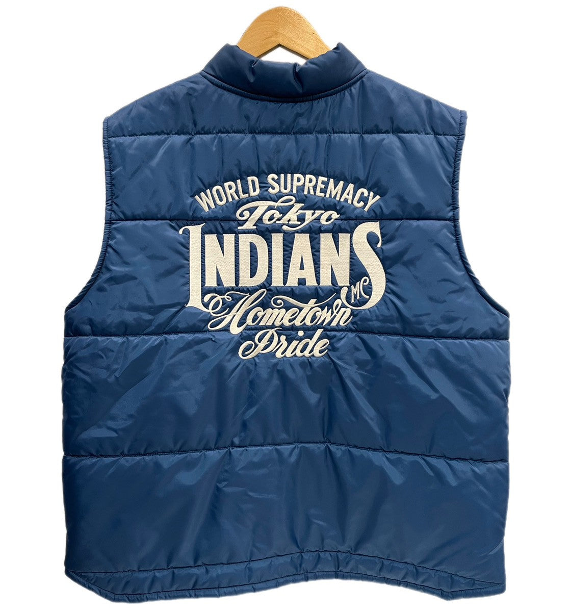 TOKYO INDIANS MC ダウンベスト 青 3OeSAlXyg2IkM3mZs4OPgZ3Vn68lBu