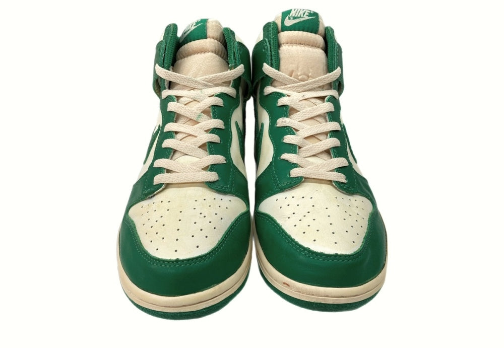 ナイキ NIKE 08年製 DUNK HIGH VINTAGE PINE GREEN ダンク ハイ ヴィンテージ パイン グリーン 緑 白  318850-131 メンズ靴 スニーカー ホワイト 28.5cm 104-shoes215 | 古着通販のドンドンサガール