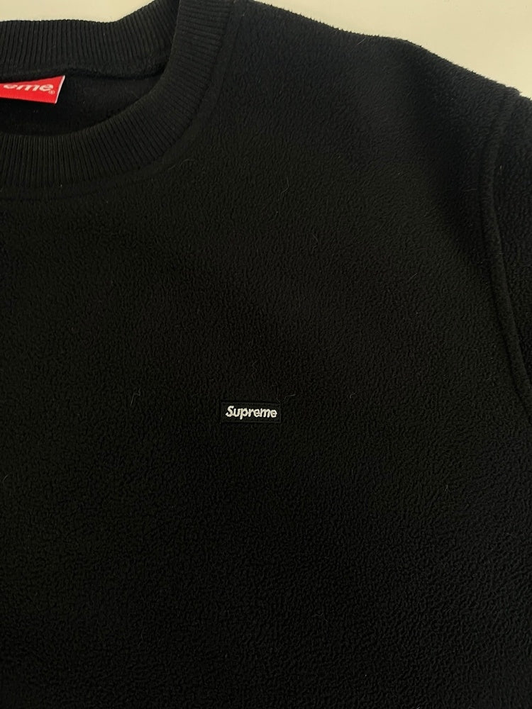 Supreme』 スウェット スモールボックスロゴ ポーラテック 黒 【S