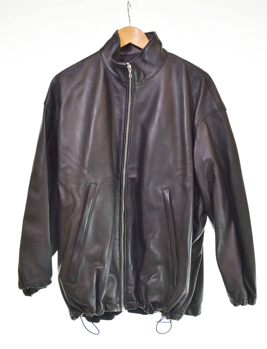 グラフペーパー Graphpaper 24AW Sheep Leather Track Blouson