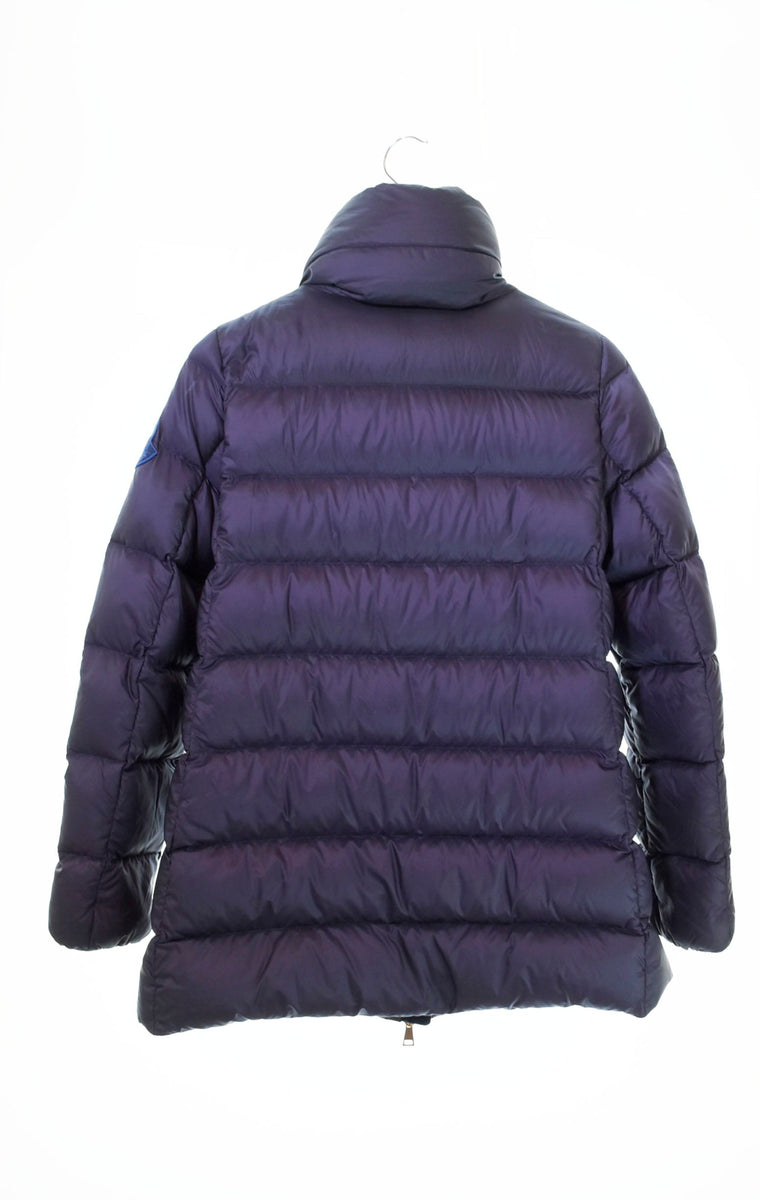 モンクレール MONCLER TORCON トルコン ワッペン ベロア切替 ダウンコート E20934637980 C0229 ジャケット ロゴ  ネイビー 0 103LT-3