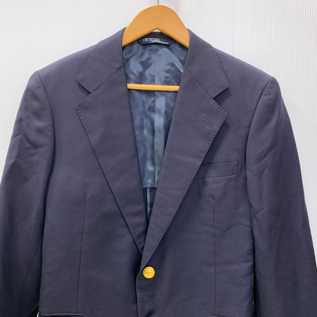 ポロラルフローレン Polo by Ralph Lauren 90's 紺ブレザー 金ボタン