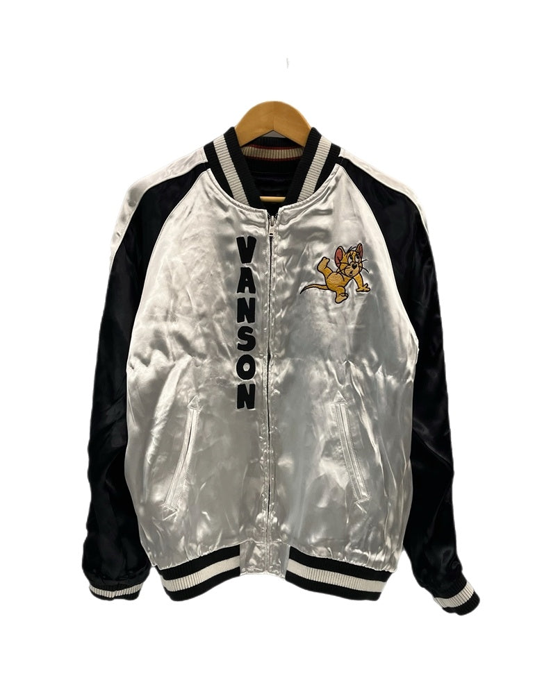 バンソン VANSON トムとジェリー コラボ 刺繍 レーヨンサテン