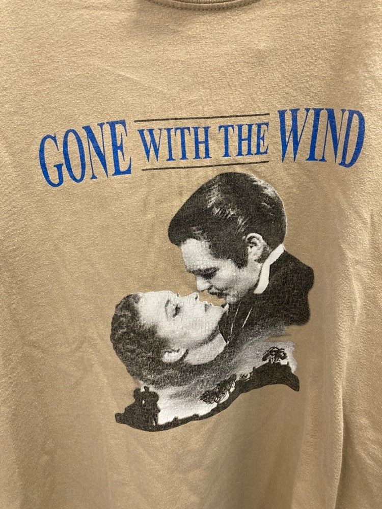 ヴィンテージ vintage GONE WITH THE WIND 風と共に去りぬ MOVIE Tshirt ムービーTシャツ 映画  GILDANボディ XL Tシャツ ベージュ LLサイズ 101MT-2984 | 古着通販のドンドンサガール