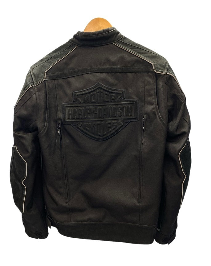 ハーレーダビッドソン Harley-Davidson RIDING GEAR ライディングギア ライディングジャケット バイカー 黒 ロゴ プロテクター  98356-11VM ジャケット ブラック Sサイズ 101MT-3059 | 古着通販のドンドンサガール