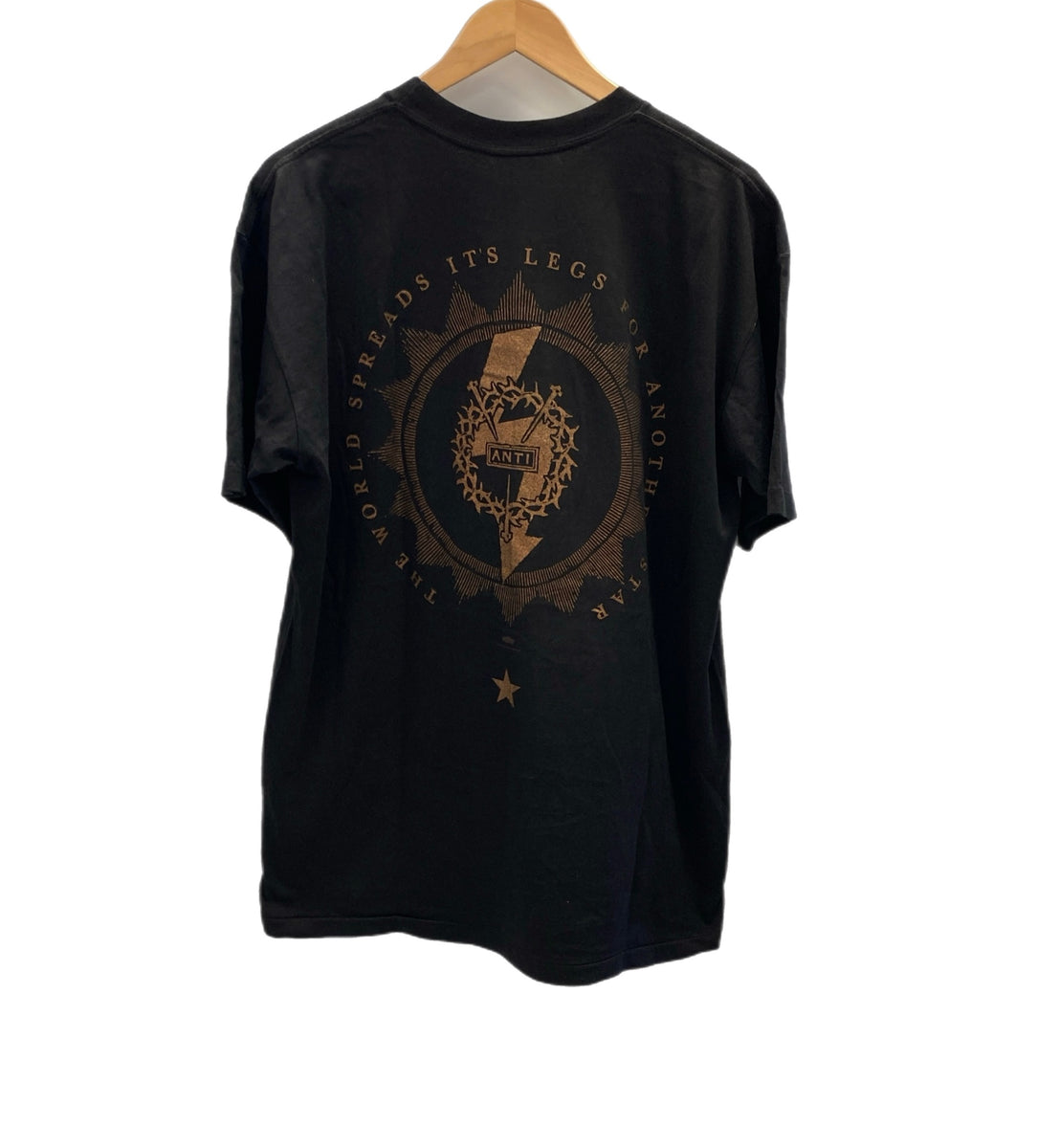 バンドTシャツ BAND-T 90s 90's WINTERLAND MARILYN MANSON マリリンマンソン ANTICHRIST  SUPERSTAR ©1996 ロックT XL Tシャツ ブラック LLサイズ 101MT-2730 | 古着通販のドンドンサガール