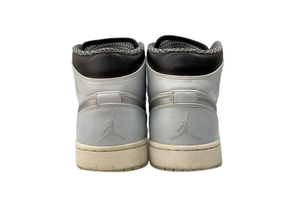 ナイキ NIKE 16年製 AIR JORDAN 1 MID PURE PLATINUM エア ジョーダン