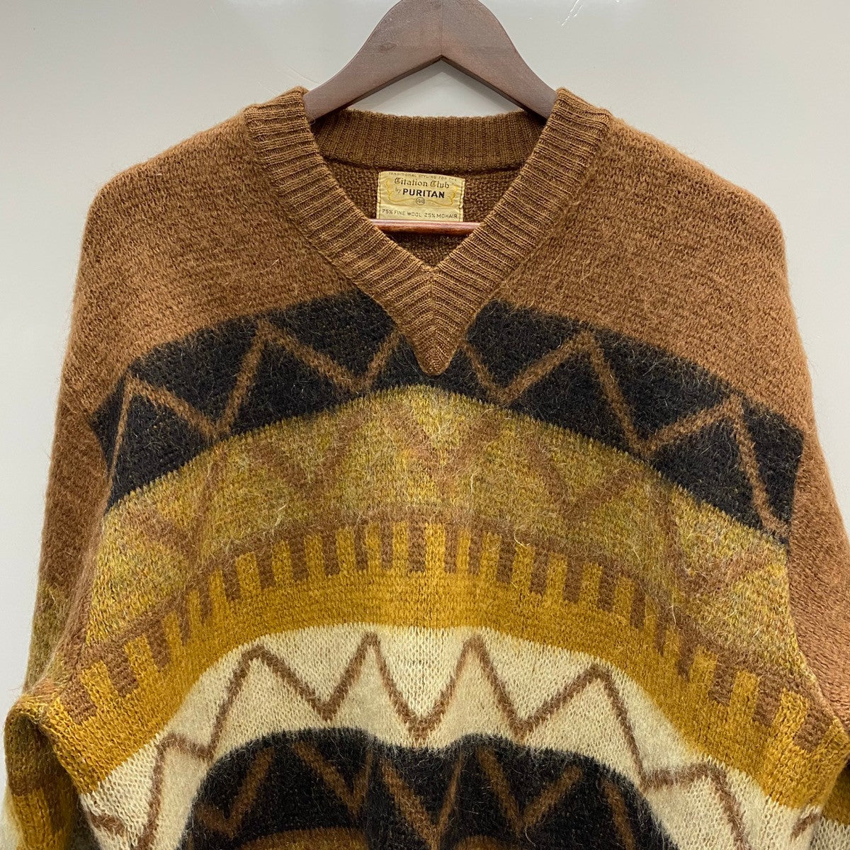曜日割引対象外】 ヴィンテージ vintage 60's PURITAN MOHAIR KNIT