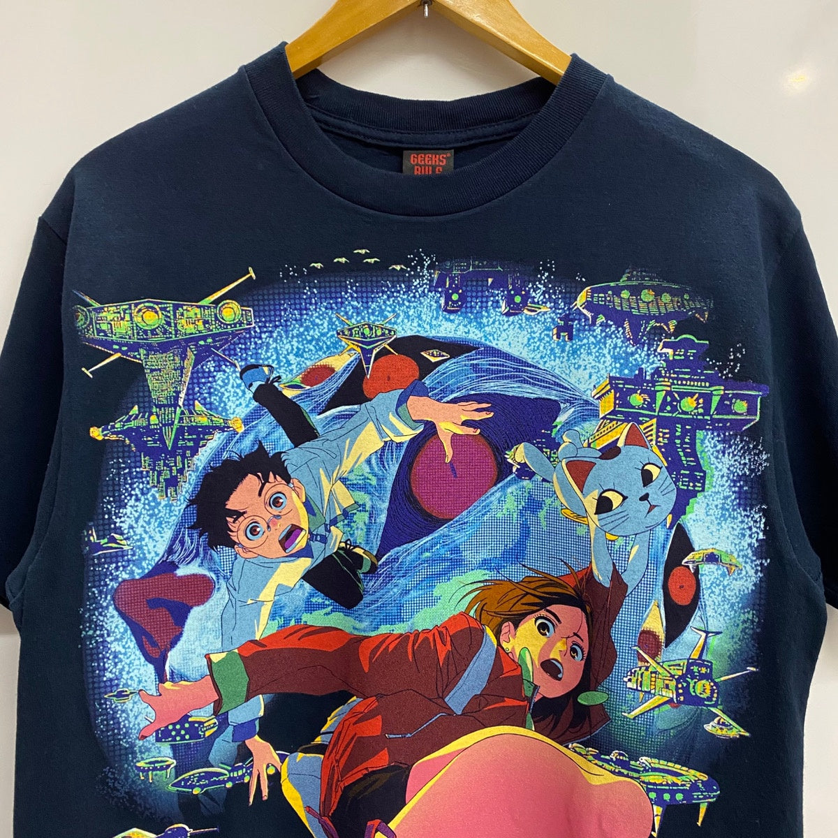 ダンダダン DAN DA DAN GEEKS RULE SILKSCREEN PRINTING Tシャツ