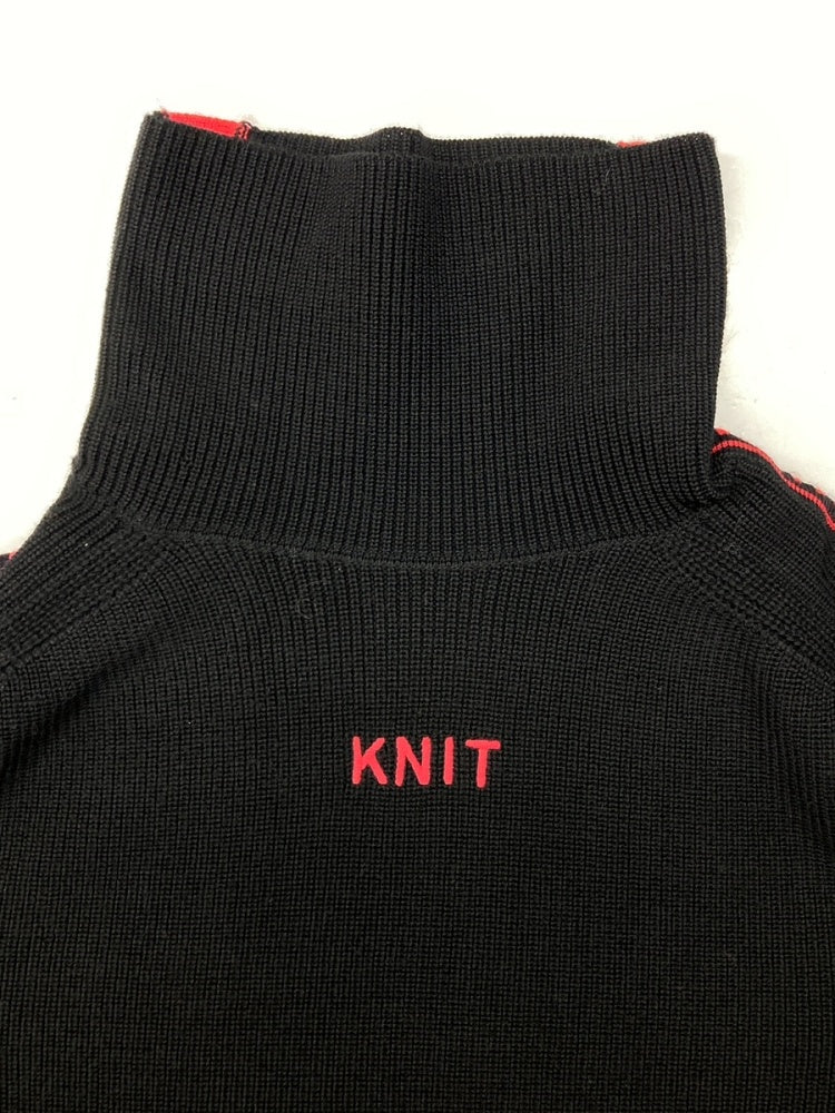 ダブレット doublet JAQUARD TAPE ATTACHED RIB KNITWEAR ニット