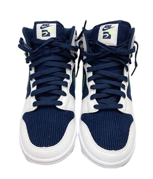 ナイキ NIKE DUNK HI PRM EMB COLLEGE NAVY/NOBLE GREEN ダンク ハイ