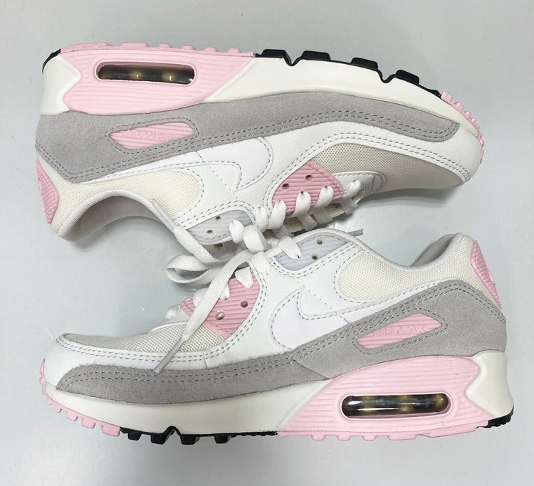 ナイキ NIKE AIR MAX 90 ウィメンズエアマックス90 白×ピンク FN7489-100 レディース靴 スニーカー ホワイト 24cm  101-shoes1598 | 古着通販のドンドンサガール