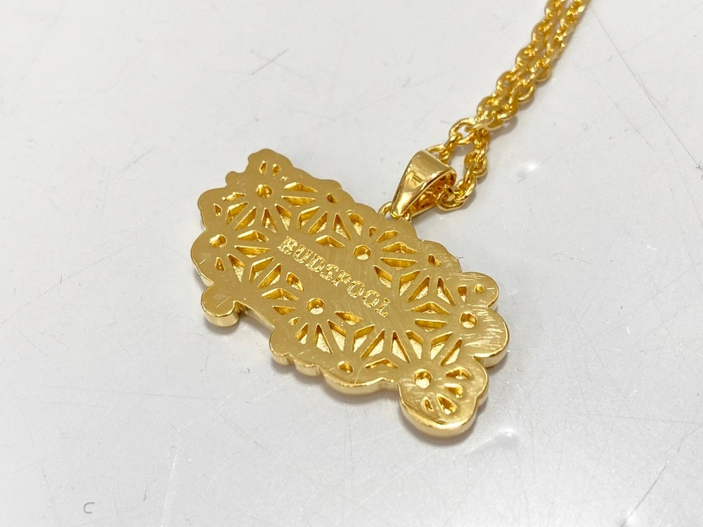 アフロディーテギャング APHRODITEGANG BUDS POOL 舐達麻 CLASSIC LOGO NECKLACE  メンズジュエリー・アクセサリー ネックレス・ペンダント ゴールド 101goods-127 | 古着通販のドンドンサガール