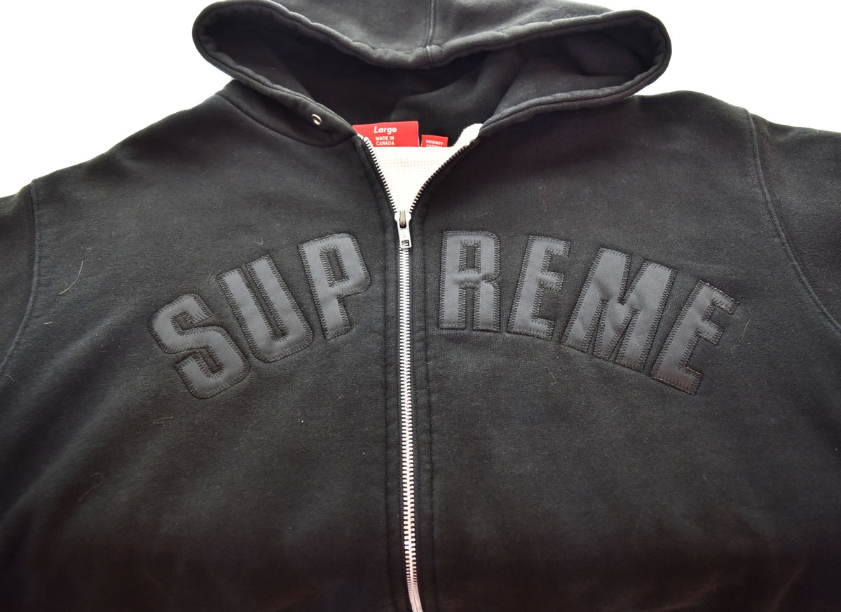 シュプリーム SUPREME 00s Arc Logo Thermal Zip Up Hooded Sweatshirt
