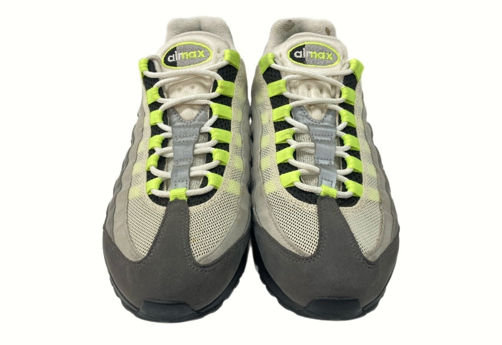 【ナイキ】NIKE 554970-071 イエローグラデ イエグラ 復刻 18年製 AIR MAX95 エアマックス95 28センチ スニーカー NIKE ナイキ 554970-071 Air Max 95 OG Yellow Gradation 2018 エアマックス イエローグラデ－ション  グレー系 27.5cm中古