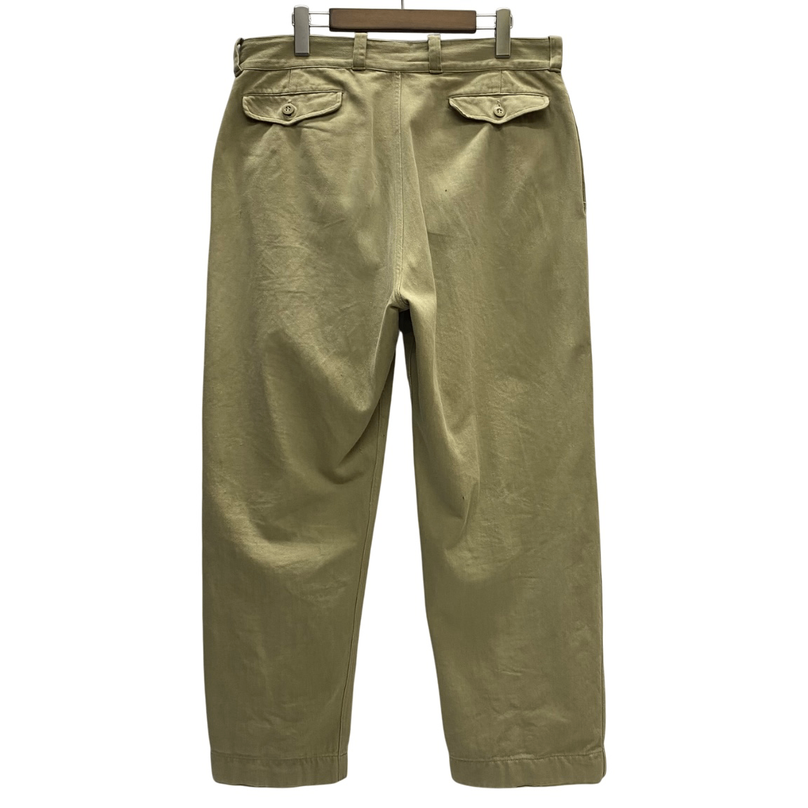 50s60s M-52 後期 ワークパンツ チノパン フランス軍 カーキ 50s 50s60s M-52 後期 ワークパンツ チノパン フランス軍 カーキ 50s