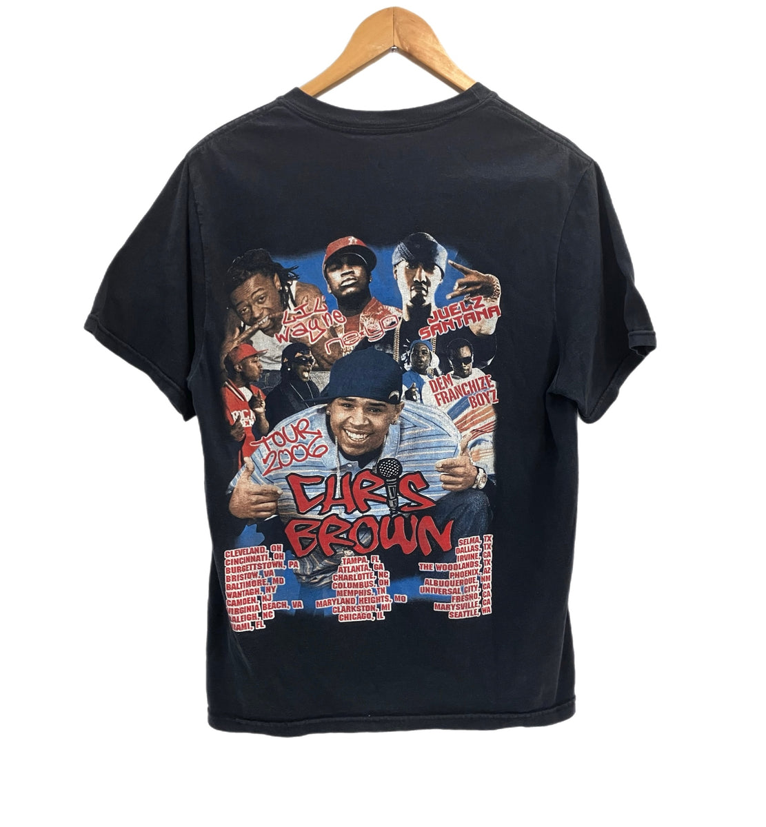 US US古着 00's JERZEES chris brown vintage tee クリス