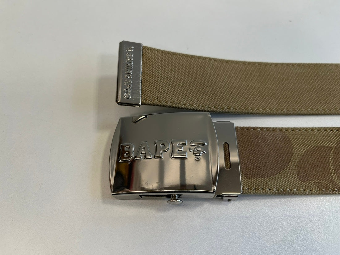 ア ベイシング エイプ A BATHING APE BAPE TONAL SOLID CAMO BELT M