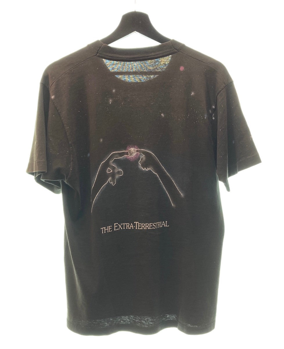 ヴィンテージ VINTAGE ITEM E.T. 80's Universal Studios Florida イーティー ユニバーサルスタジオ  フロリダ ムービーT 映画 両面プリント Tシャツ キャラクター ブラック 104MT-90 | 古着通販のドンドンサガール