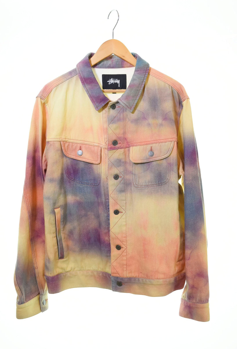 ステューシー STUSSY タイダイ染め デニムジャケット ジャケット