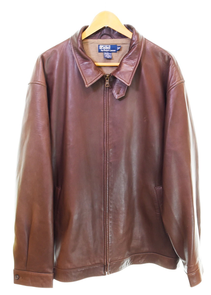 ラルフローレン RalphLauren 90's Leather Swing Top レザー