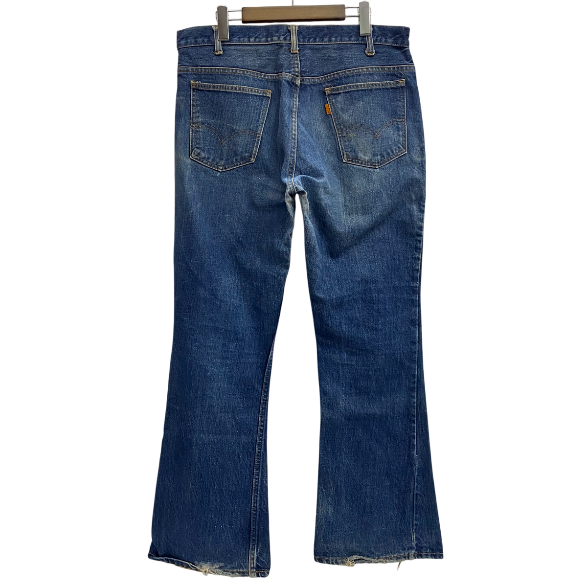 70's Levi's646 フレアデニム USA製 オレンジタブ 濃紺 糊付き 70's Levi's646 フレアデニム USA製 オレンジタブ 濃紺 糊付き 70's
