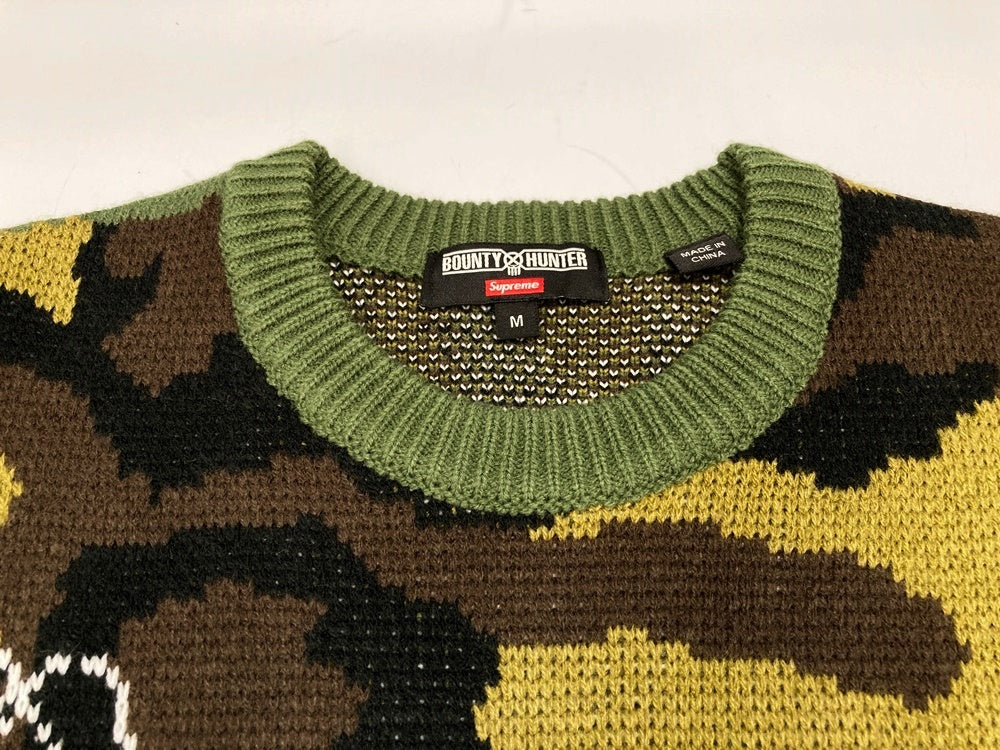 シュプリーム SUPREME Bounty Hunter Sweater Woodland Camo 23FW バウンティ ハンター 緑 セーター  カーキ Mサイズ 101MT-2289