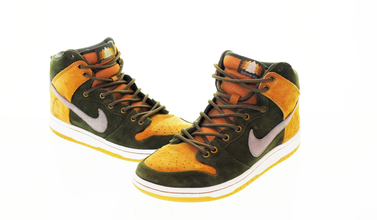 ナイキ NIKE DUNK HIGH PRM スケートボーディング ダンク ハイ プレミアム スニーカー 茶 839693-302 メンズ靴  スニーカー ブラウン 27cm 103S-310 | 古着通販のドンドンサガール