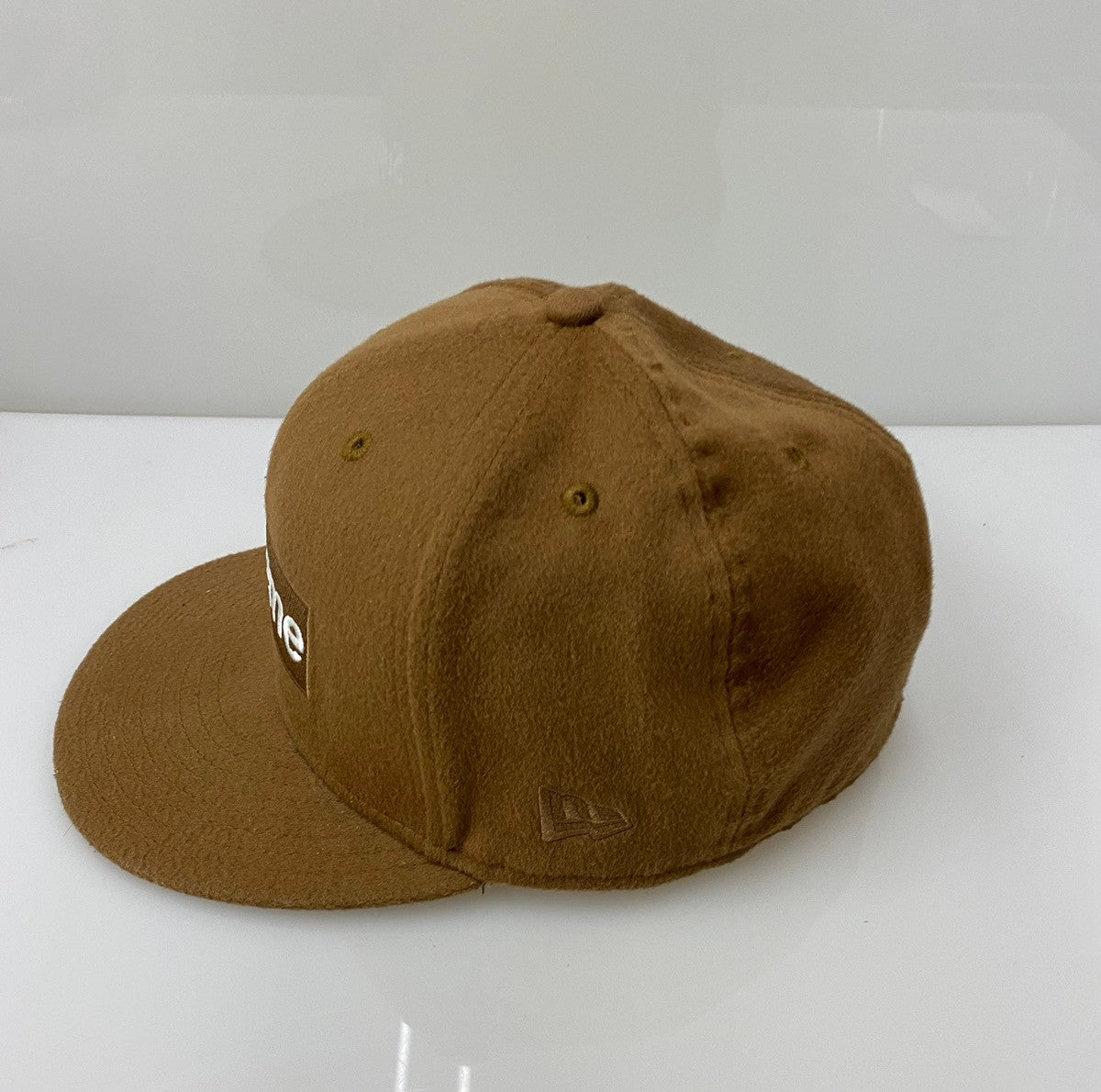 中古】シュプリーム SUPREME ニューエラ NEW ERA ボックスロゴ BOX LOGO Loro Piana Box Logo/New Era  Cap 7 3/8 帽子 メンズ帽子 キャップ ロゴ ブラウン 201goods-347 | 古着通販のドンドンサガール