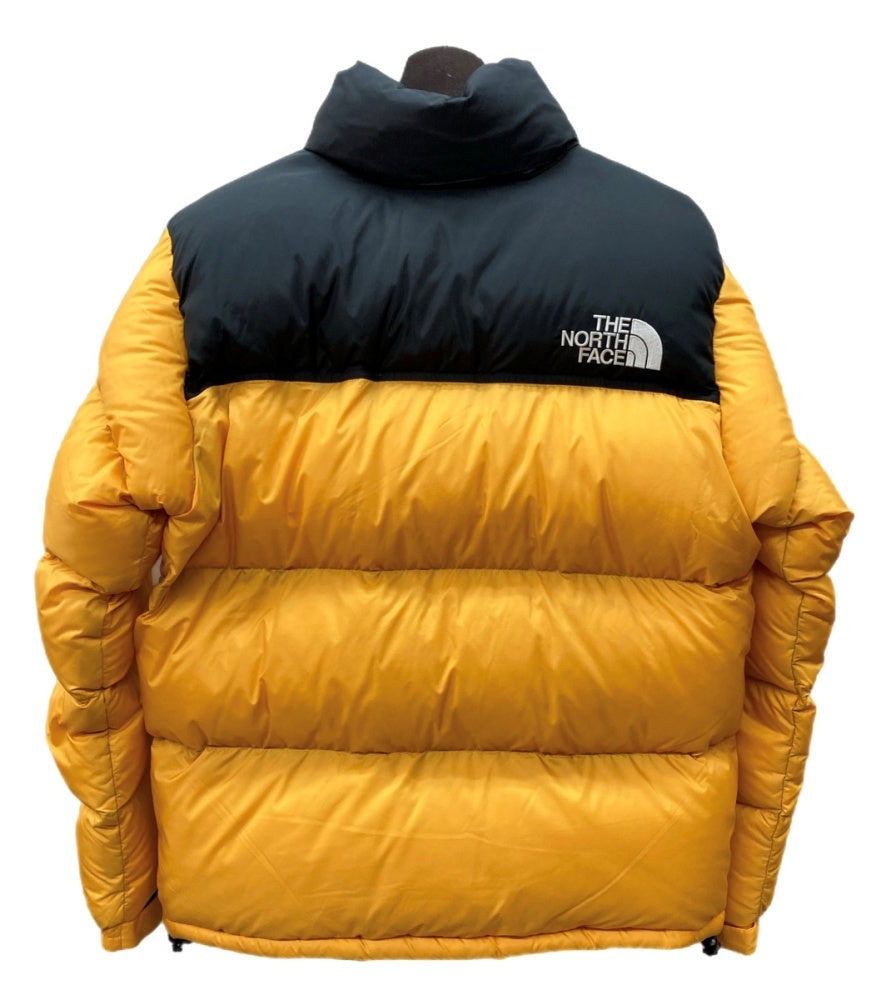 THE NORTH FACE ヌプシ ダウンジャケット L イエロー/ブラック 楽天