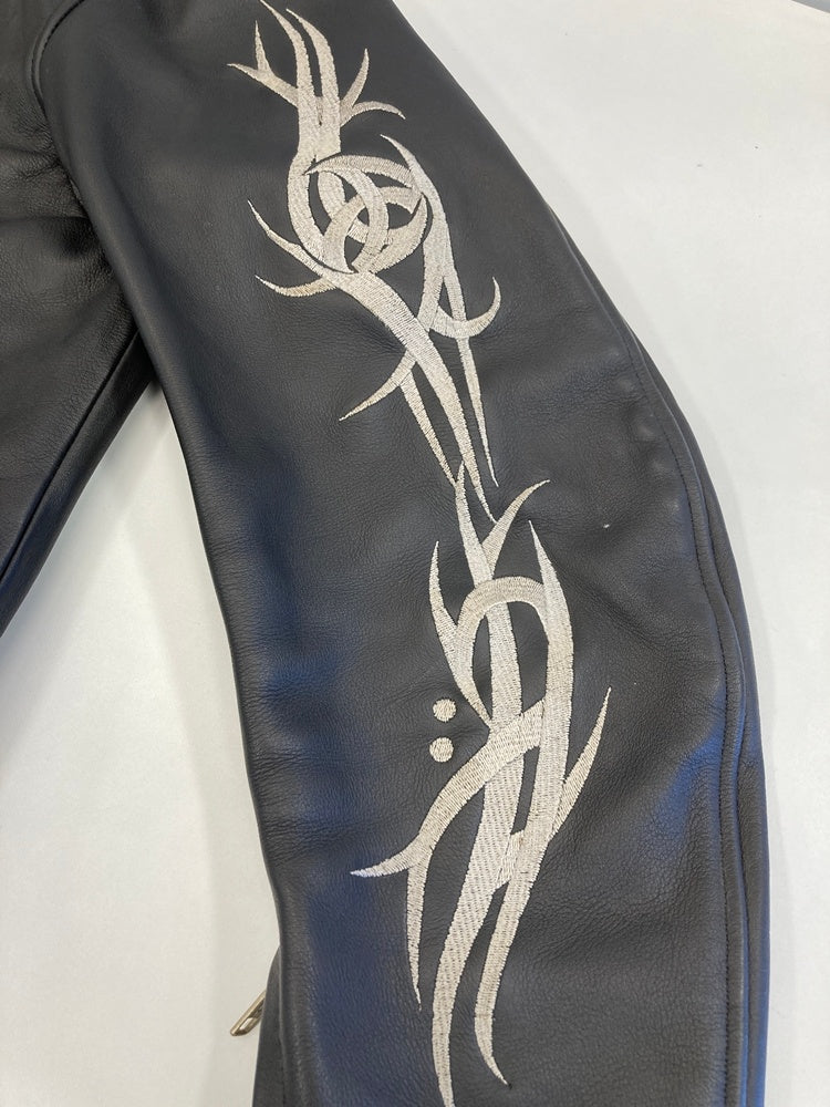 カドヤ KADOYA RADS シングルライダース レザージャケット トライバル