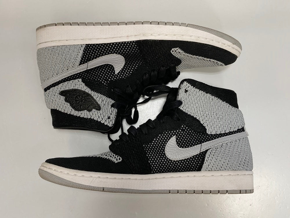 ジョーダン JORDAN NIKE AIR JORDAN 1 RETRO HI FLYKNIT ナイキ エアジョーダン 1 レトロ ハイ フライニット  黒 919704-003 メンズ靴 スニーカー グレー 27cm 101-shoes1458