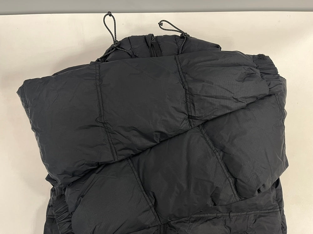 バックチャンネル　NANGA インナーダウン　ブラック バックチャンネル Back Channel ×NANGA ナンガ HOODED DOWN JACKET