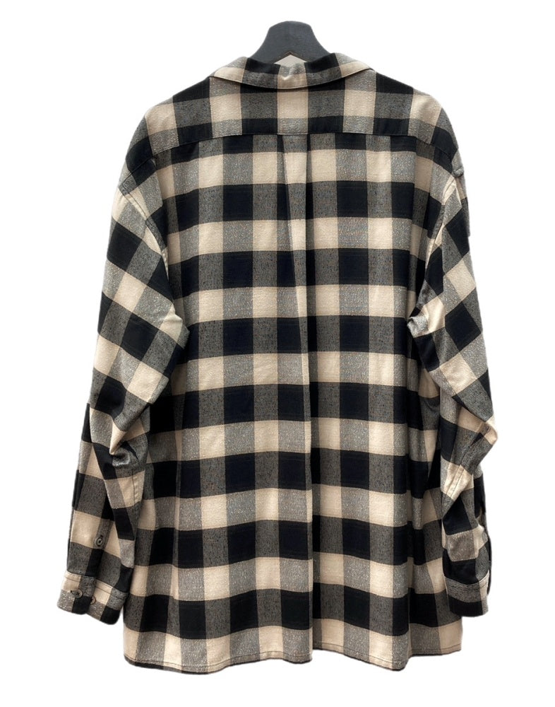 ★ちゃーりー様 オーダー専用ページ、返信待ち シュガーヒル SUGARHILL 23SS OMBRE PLAID LOOSE OPEN COLLAR