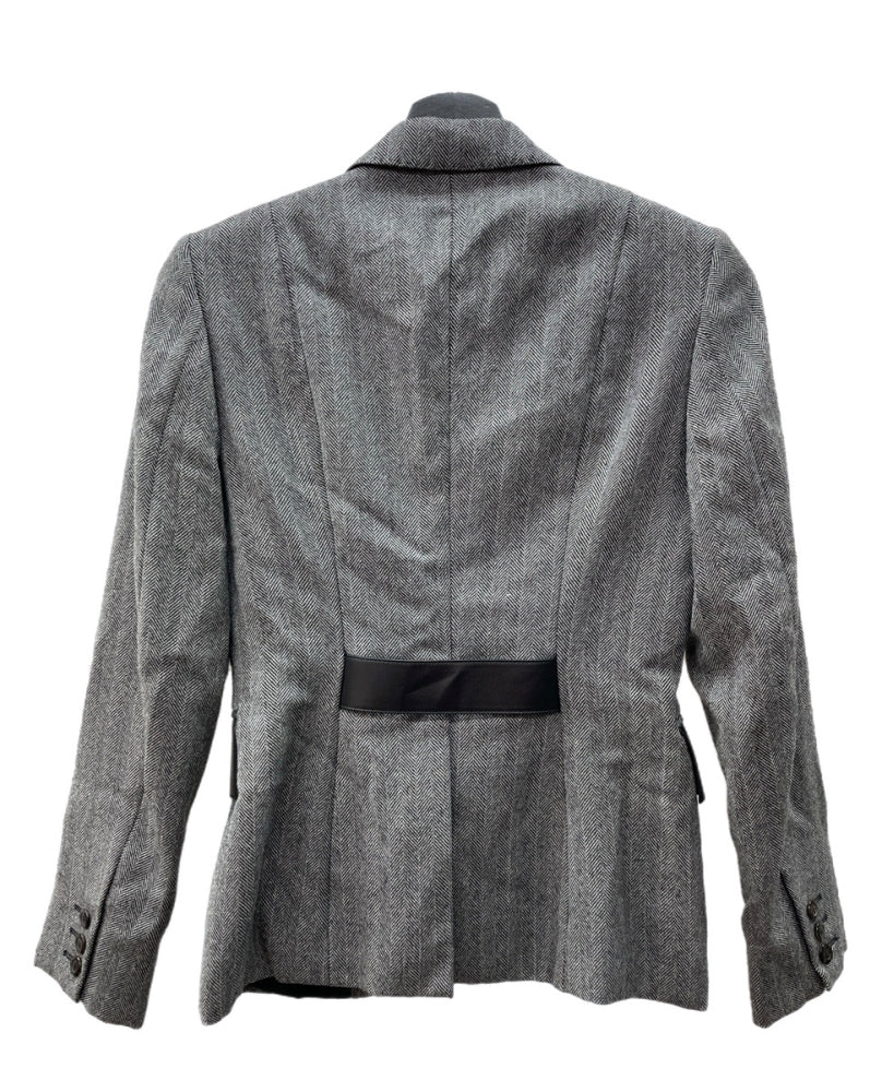 GUCCI グッチ テーラードジャケット 3ボタン ウール混 ダークグレー D1KU7gVbVorLaN8t5a4qCN9LmqkIPz