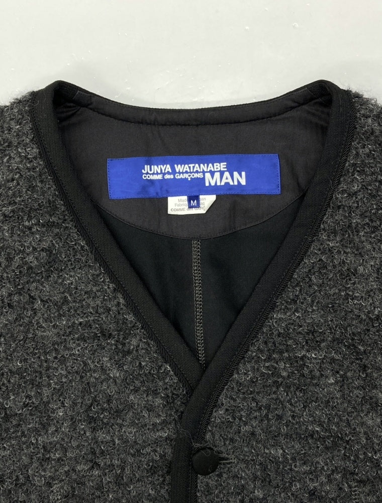 コム・デ・ギャルソンループ刺繍のジャケットです。お値下げさせていただきました。 コムデギャルソン COMME des GARCONS WOOL LOOP JACKET ウール ループ