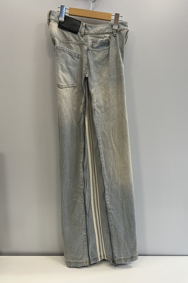 アディダス adidas Adilenium Season 3 Zip Washed Denim Pants アディ